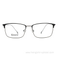 Design Eyewear Half Rim Glasses Beta Semi Titanium Frame Brand Silver Optical Eyeglasses Spectacle